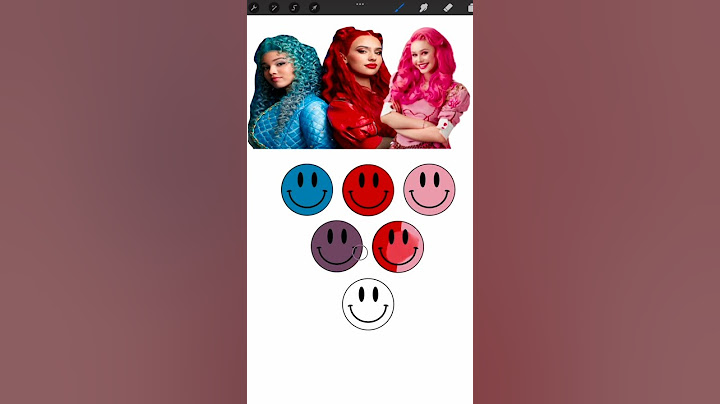 Chloe Red and Bridget Palette #descendants #disney #carlos #shorts