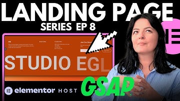 GSAP Elementor Landing Page Series - VID 8/8 - The footer