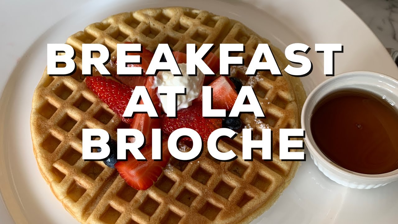 AMAZING BREAKFAST WAFFLES IN BERRY COMPOTE IN LAGOS AT LA BRIOCHE YouTube