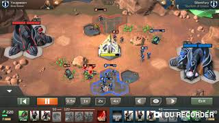 c&c rivals - rockworm takes damage while underground