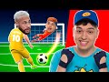 VIREI O NEYMAR PRA HUMILHAR MEU AMIGO NO FUTEBOL DO ROBLOX!!