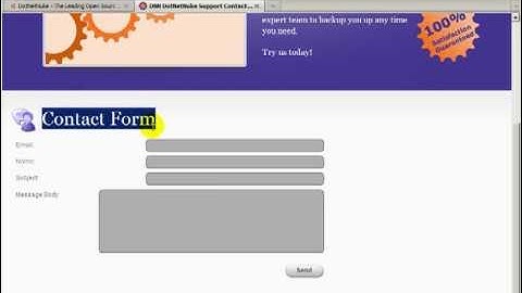 DotNetNuke Tutorial - The free Feedback Module for DotNetNuke part1/2 - Video #190