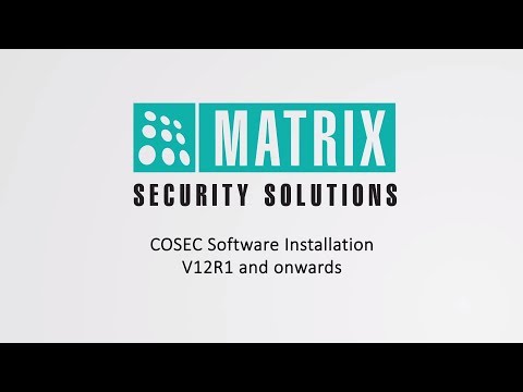 COSEC Software Installation V12R1 and onwards