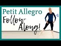 Petit Allegro - Follow Along! Front AND Back view! | Broche Ballet の動画、YouTube動画。