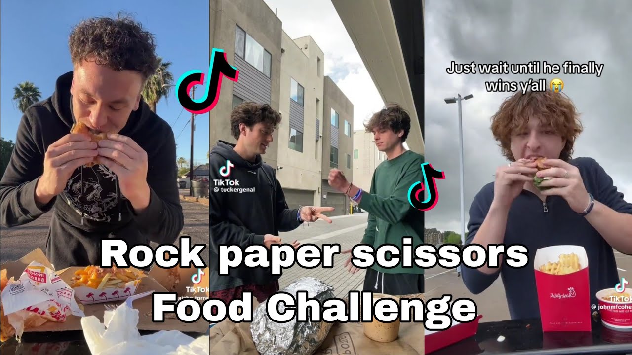 Rock Paper Scissors Food Challenge || TikTok Compilation