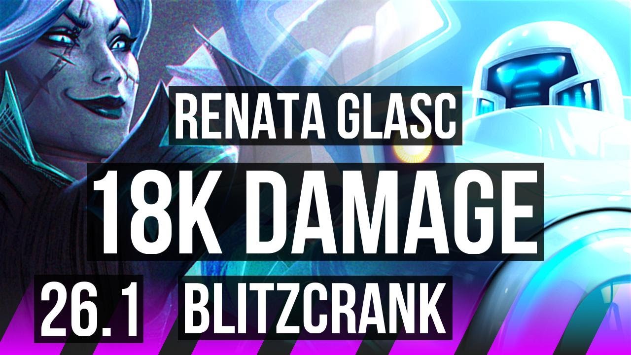 RENATA GLASC & Varus vs BLITZCRANK & Ezreal (SUP) | 18K damage | EUW Diamond | 26.1