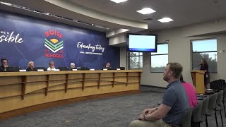 Board of Trustees hears boundary timeline process and parent concerns