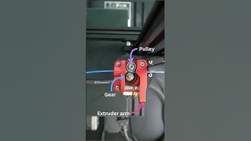 Day 6 of 3D printing: This is how filament is pushed in 3D Printer🤯 #ender3 #3dprinting