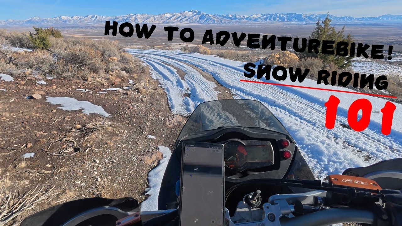 HOW TO ADVENTUREBIKE: EP 3 SNOW RIDING 101 - YouTube