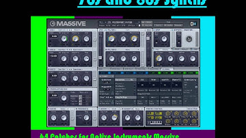 70s, 80s, Synthwave Massive Presets.  64 patches with all 8 Macros assigned.