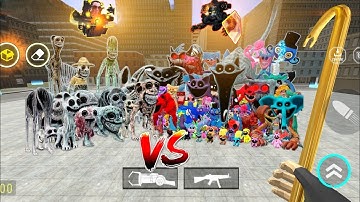 Nextbots in playground mecha monsters zoonomaly scientist titan speaker man 😱 chasing nextbots 🔥