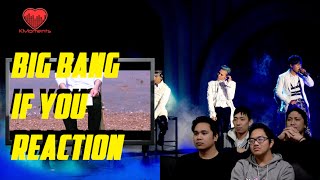 4Ladsreact Big Bang - If You Koreaboomalhada Lyric Video Mv Reaction