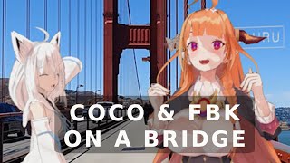 Coco and Fubuki on a Bridge | Kiryu Coco 「 Kanauru Original 」