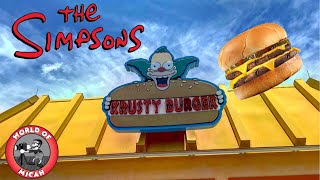 Eating at Krusty Burger -  Universal Studios Florida | How to order food & More!