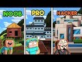 Minecraft - RICH MOUNTAIN MANSION! (NOOB vs PRO vs HACKER)