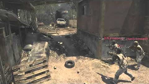 Double kill/one bullet (MW3 Game Clip)