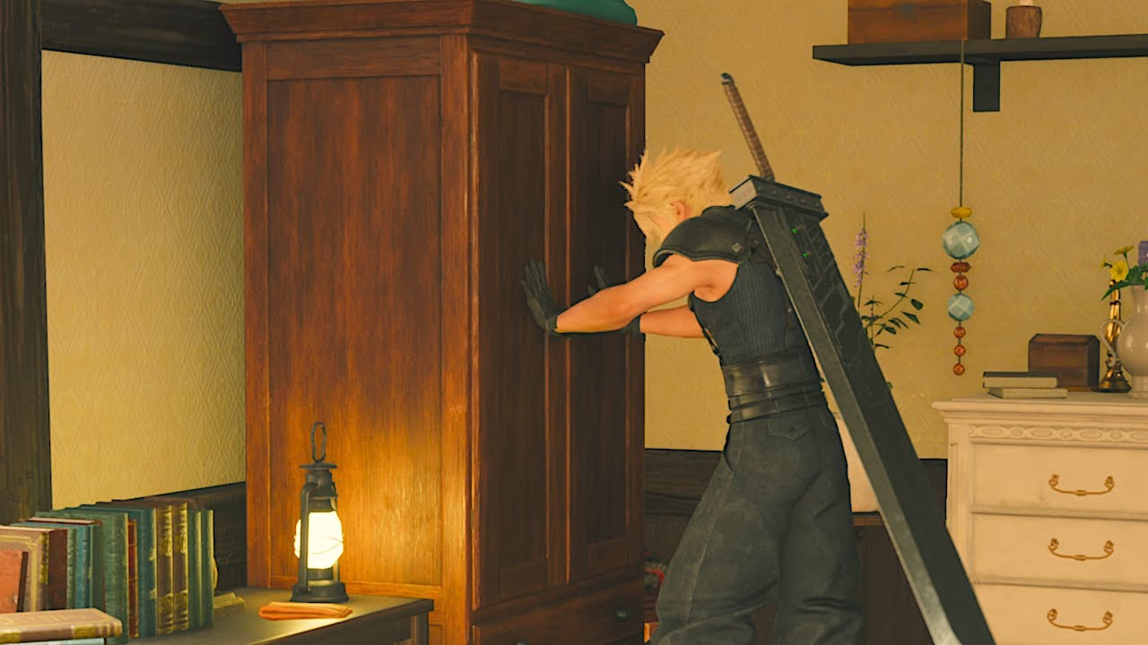 Cloud Enters Tifa's Room - Final Fantasy VII Rebirth - YouTube