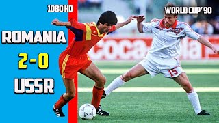 Romania vs Ussr 2 - 0 Best Of Moments & All Goals World Cup 90 HD