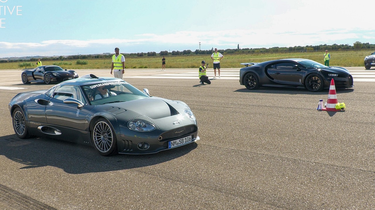 Spyker C8 Double 12 S vs Bugatti Chiron