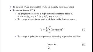 Kernel PCA in Pattern Analysis, a slecture by Tsung Tai Yeh (English version)