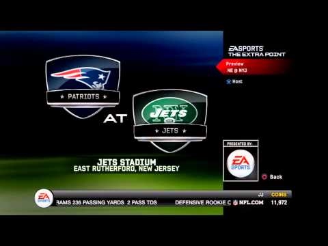 Madden 11 온라인 프랜차이즈 온라인 캔트 커넥트 글리치 수정 정보 EA, Jets Intercept Brady (Ep.2)