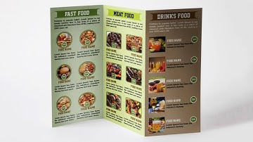 How to Set Tri-Fold Brochure Design in Adobe Illustrator | Adobe Illustrator Tutorial