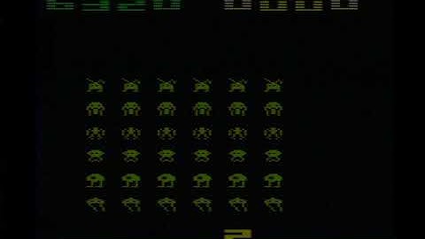 Atari VCS/2600 Space Invaders, variation 4, difficulty B  - 11,210
