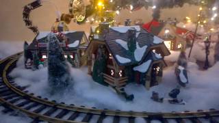 Train Christmas tree decoration.A diy train set This Christmas train comes with a sound board with different sound effects for the train