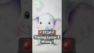 Trace the Letter E | Easy Alphabet Tracing for Preschoolers!