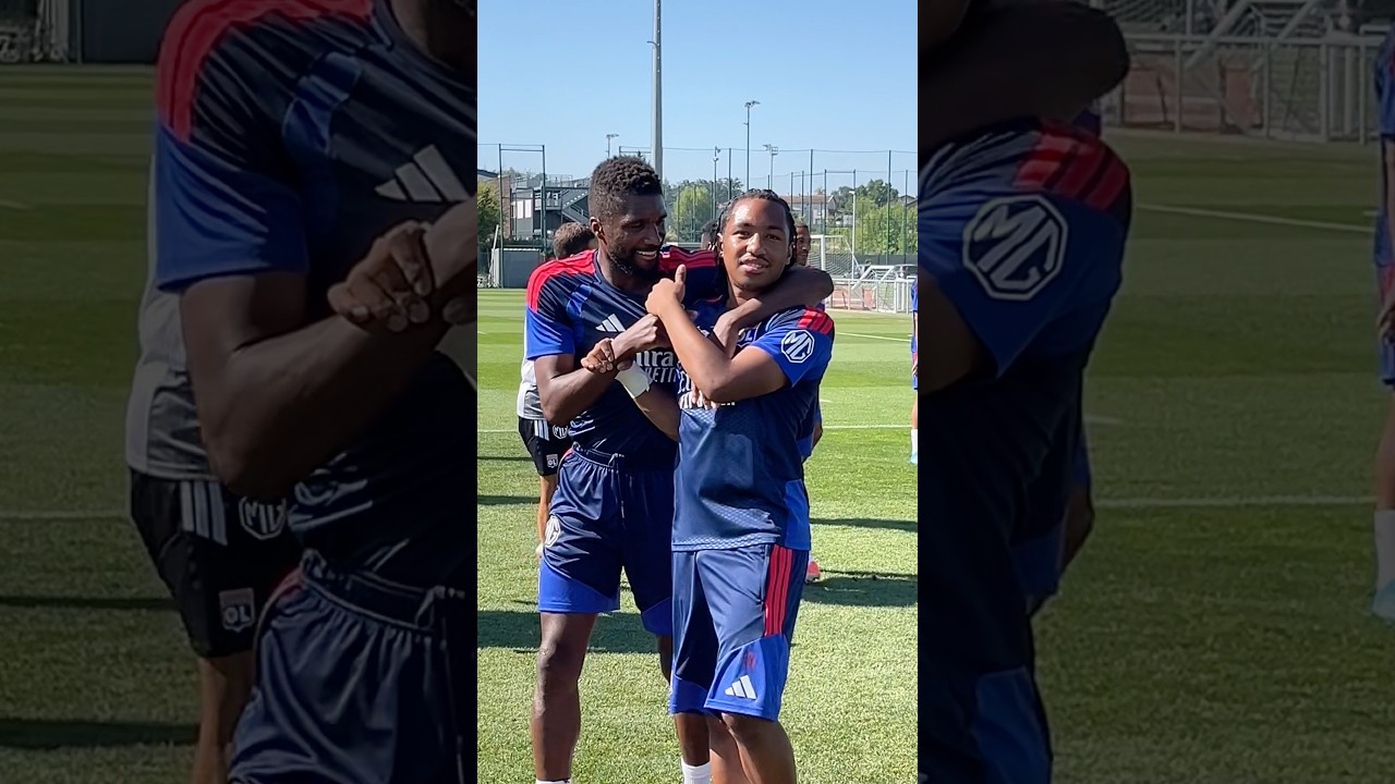 Ça charbonne, dans la bonne humeur 😃💪 #ol #football
