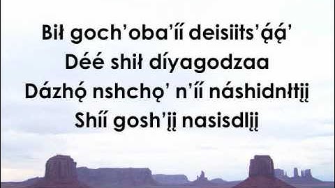 Amazing Grace (Lyrics in the Apache Language)