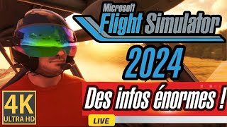 Microsoft Flight Simulator 2024 -  DES FONCTIONNALITES DINGUES !!  FLIGHT SIM EXPO 2023, Houston
