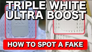 REAL VS FAKE | TRIPLE WHITE ULTRA BOOST 