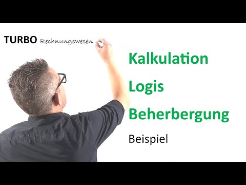 Kalkulation Logis Beherbergung Beispiel