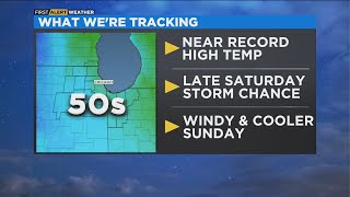 Chicago First Alert Weather: Near record high temp Thursday
