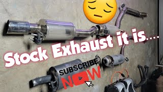 Failed State ref, Swapping Exhaust on the Si