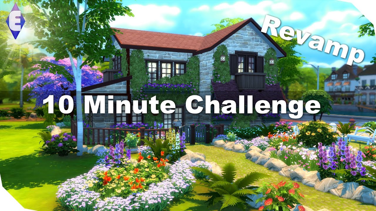 The Sims 4 Speed Build | 10 Minute Build Challenge | REVAMP