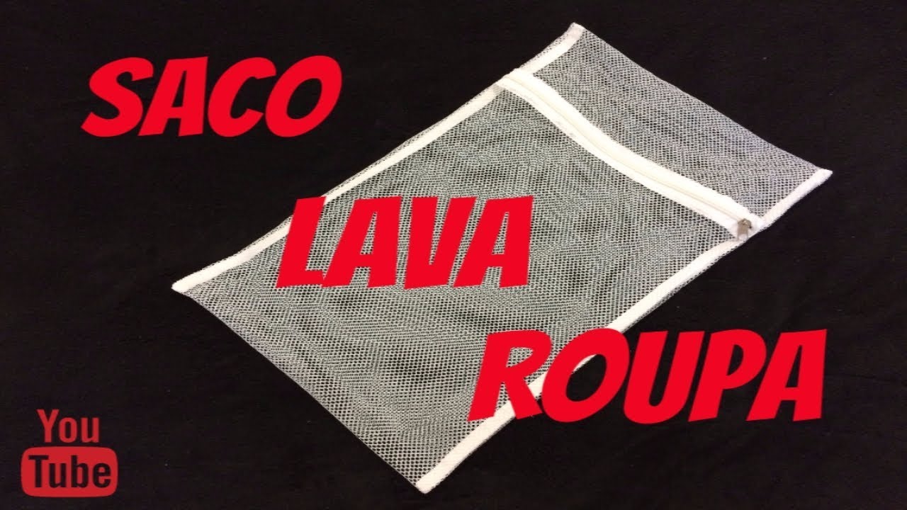DIY Saco para lavar roupa YouTube
