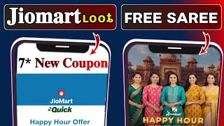 Jiomart 7 Coupon Code Today Jiomart Happy Hour Free Shopping Jiomart Coupon Today 100 Off Product