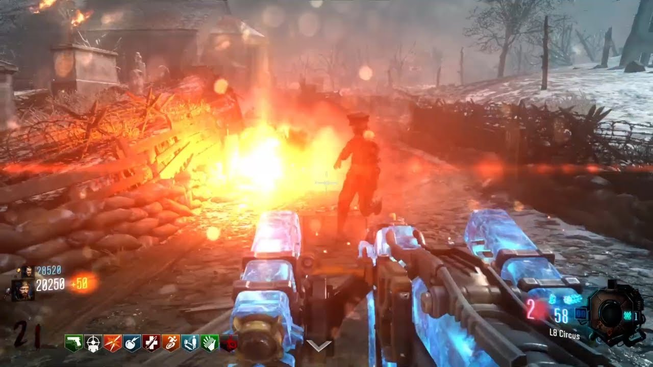 Black Ops 3 Zombies: L4 Siege Pack-A-Punched (Upgraded) - L8 Circus