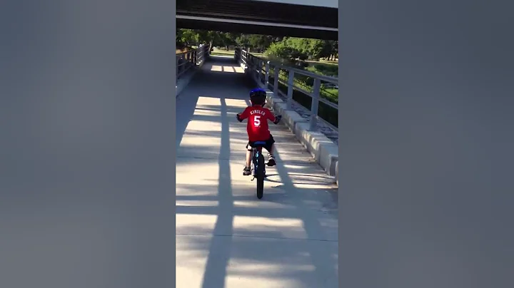 Andy rides.