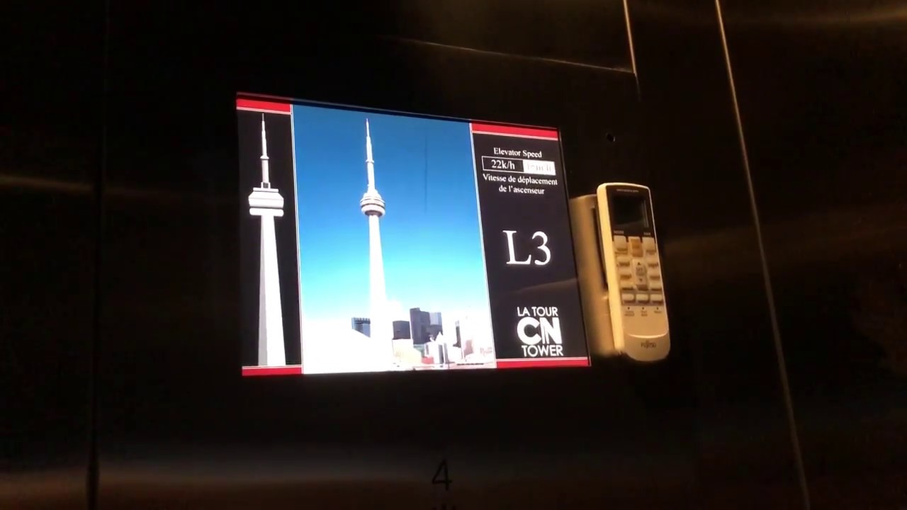 CN Tower Elevator Ride YouTube
