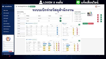 Web App ระบบเบิกจ่ายวัสดุสำนักงาน Version1