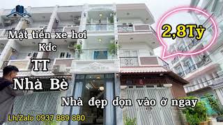 Nhà Bè-Mặt tiền hẻm xe hơi 8m Huỳnh Tấn Phát Nhà Bè-Full nội thất- BĐS Cường Land Nhà Bè-0937889880