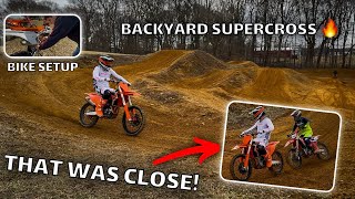 THIS INSANE BACKYARD SUPERCROSS TRACK IS SO FUN! MOTO VLOG Ep. 5