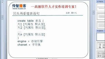 mysql 教程第9課:建表案例