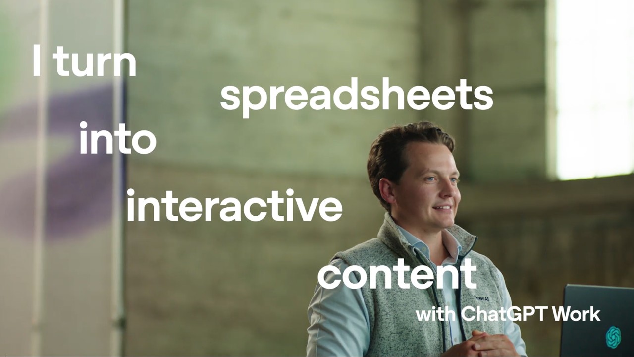 How to Turn a Forecast Spreadsheet Into an Interactive Planning Tool With ChatGPT Work