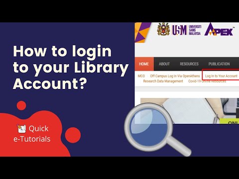 #usm #usmlibrarytv How to Log In to your USM Library Account