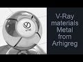 Vray materials metals  vray material library