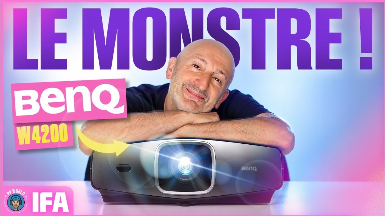 PROJECTEUR BenQ W4200 : naissance d'un MONSTRE du Cinéma chez soi !